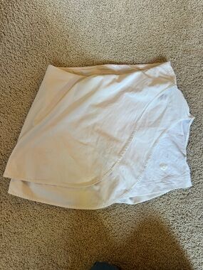 lululemon athletica White Wrap Skirt